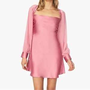 We wore what pink mini dress